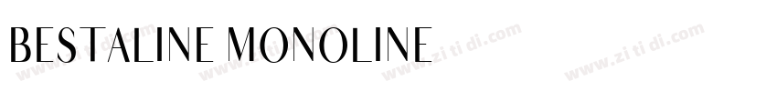 Bestaline Monoline字体转换